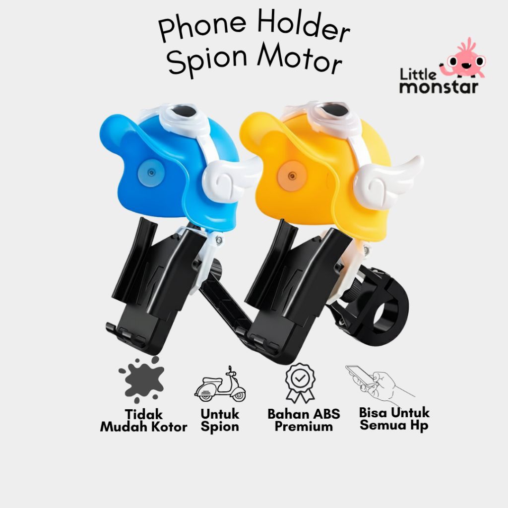 Holder Hp Spion Motor Universal Holder Hp Motor Bebek Lucu