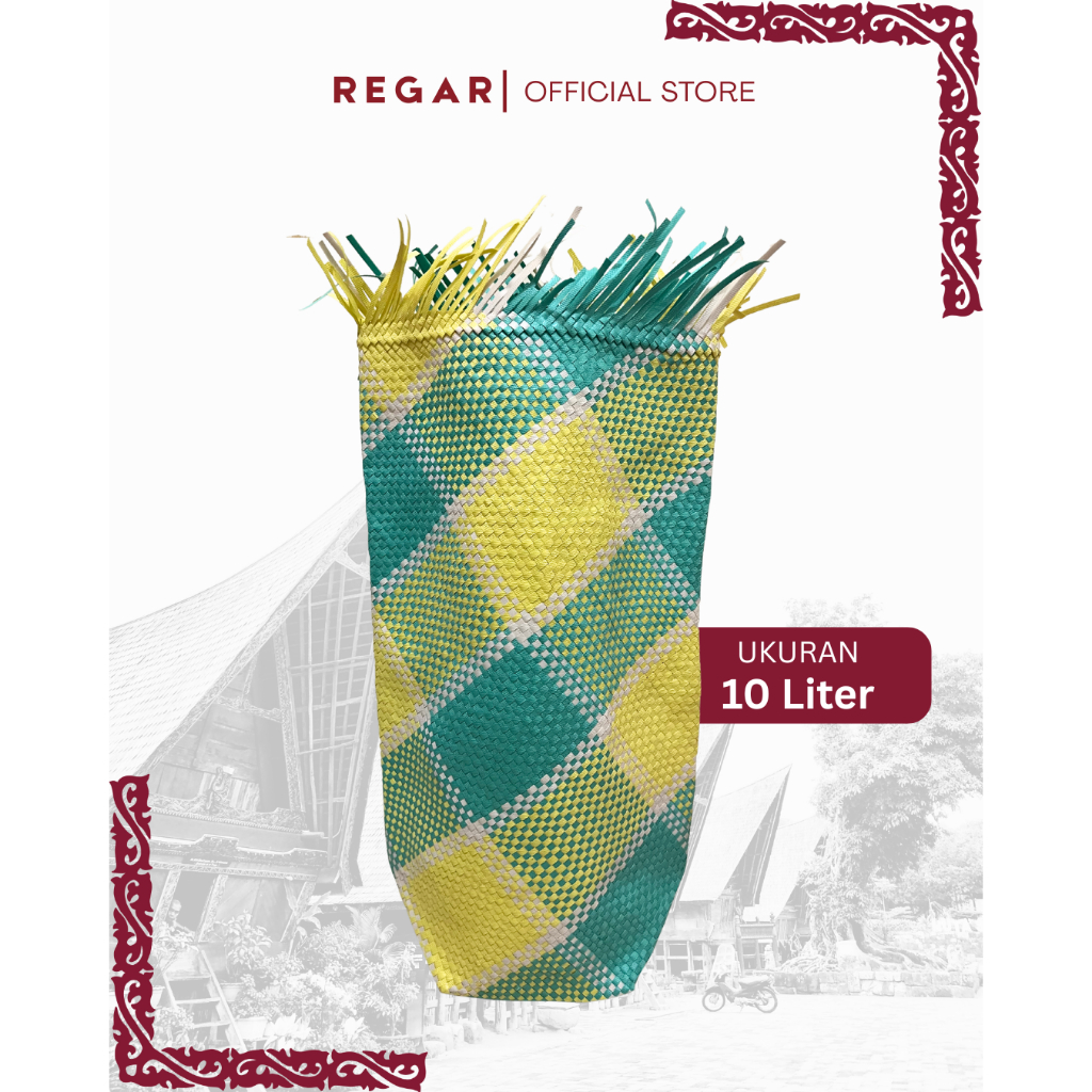 Tandok Beras Adat Batak Pesta Batak - Tandok Plastik 3 Liter, 5 Liter, 10 Liter