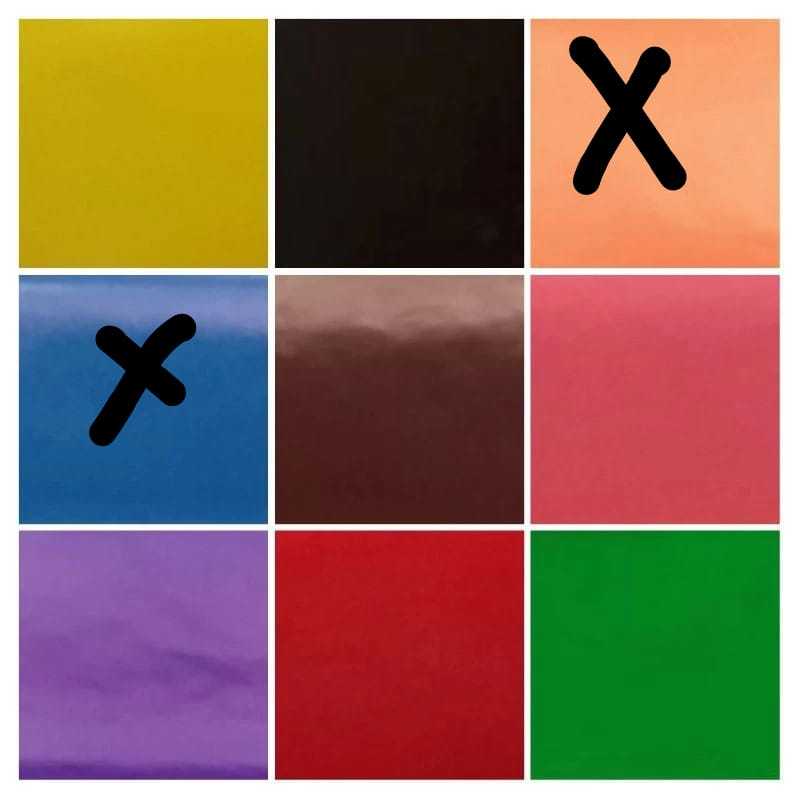 10 kertas kado warna polos kiky glossy mengkilap