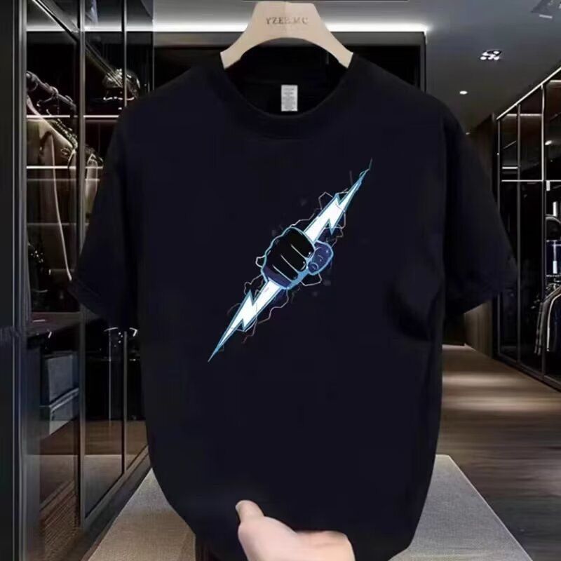 [COD] Baju Kaos Pria - Kaos Pria Hitam Cetakan Profil Pria Merokok