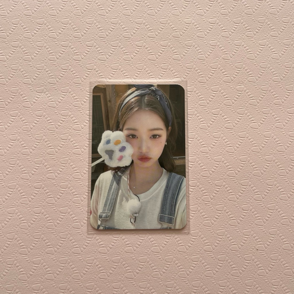 Photocard Official Wonyoung Ive Beatroad Fansign Wonyoung Paw Photocard