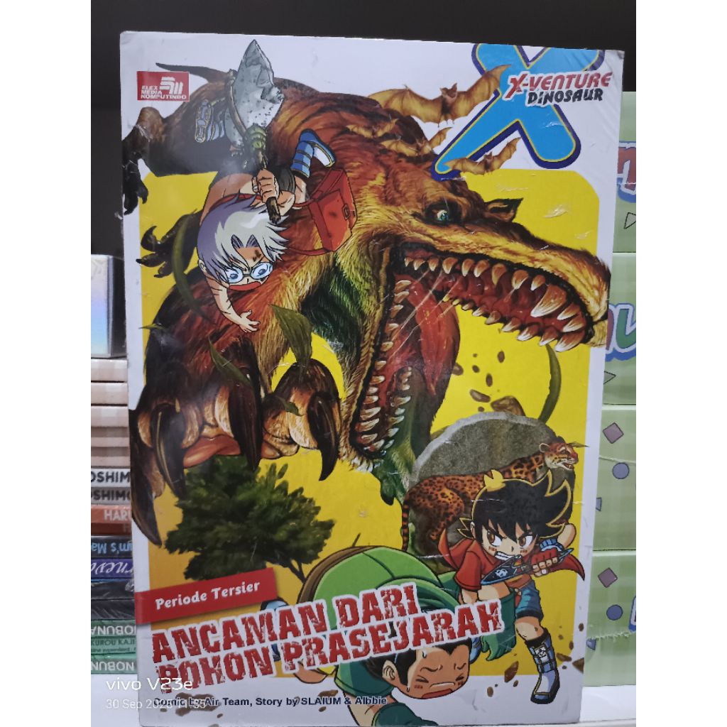Buku cerita anak X-Venture Dinosaur