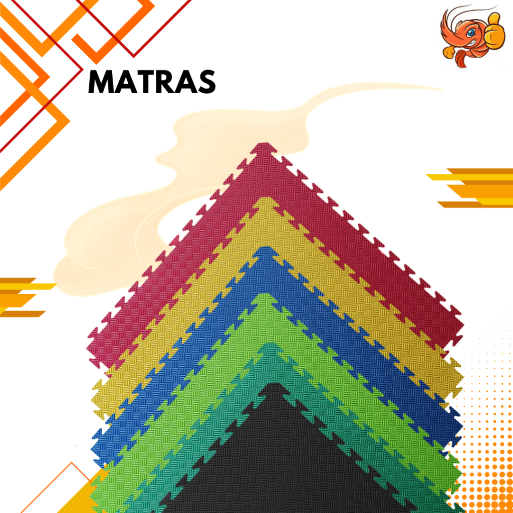 Matras Bela Diri / Matras lantai Evamat / Alas bermain / puzzle foam karpet Evamat