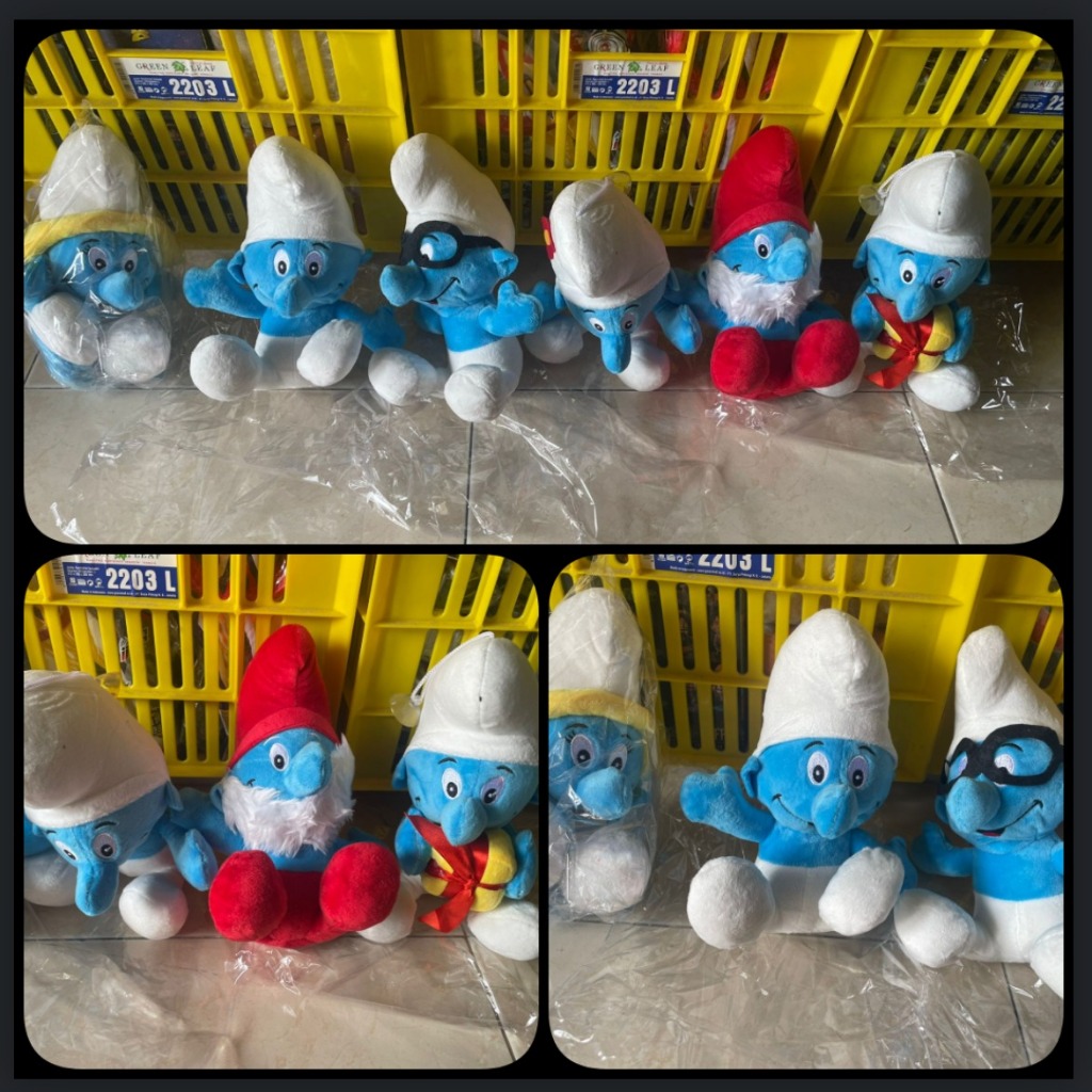 Boneka The Smurfs 23cm Boneka Smurfs Boneka Turtonator 28cm New