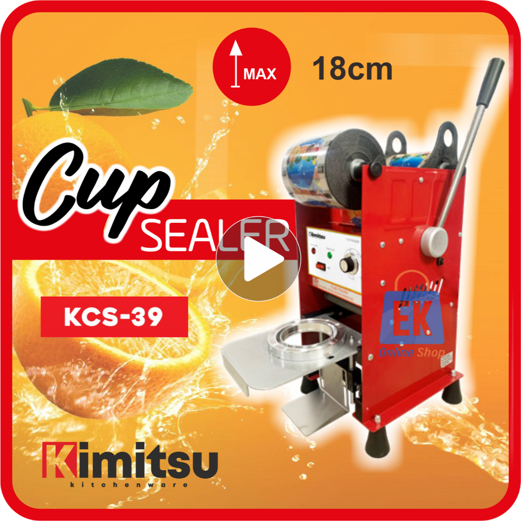 Cup Sealer KIMITSU KCS-39 | Alat Press Minuman Cup | Alat Press Gelas Plastik | Mesin Cup Minuman