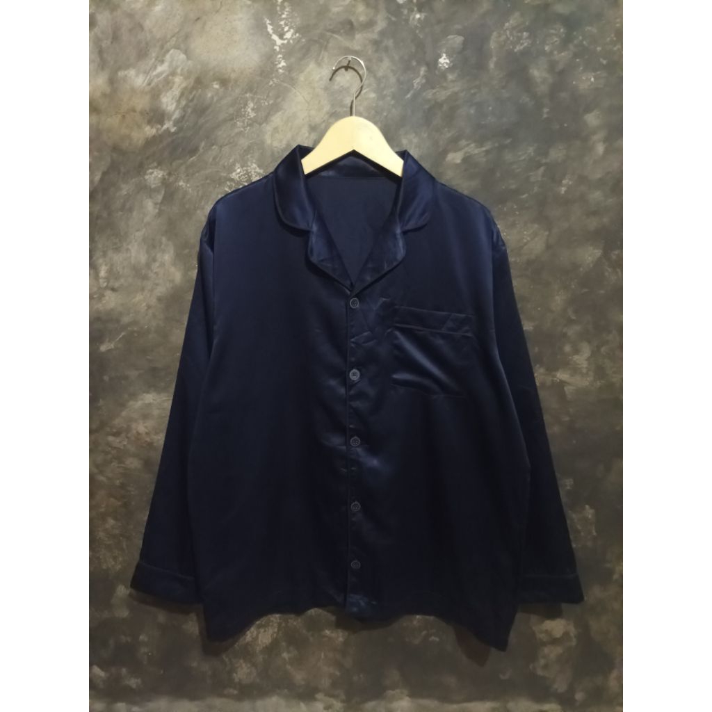 piyama GU navy (atasan only)