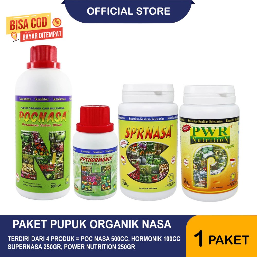PAKET LENGKAP PUPUK ORGANIK NASA