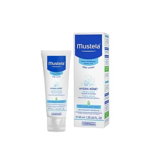 Mustela Hydra Bebe Facial Cream 40ml - Normal Skin Face Cream krim wajah / Mustela Face Cream