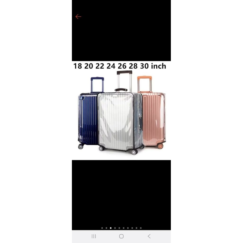 cover koper transparant 30inch