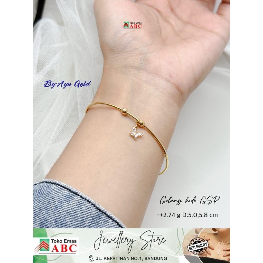 BANGLE YELLOWGOLD AY COLLECTION -09