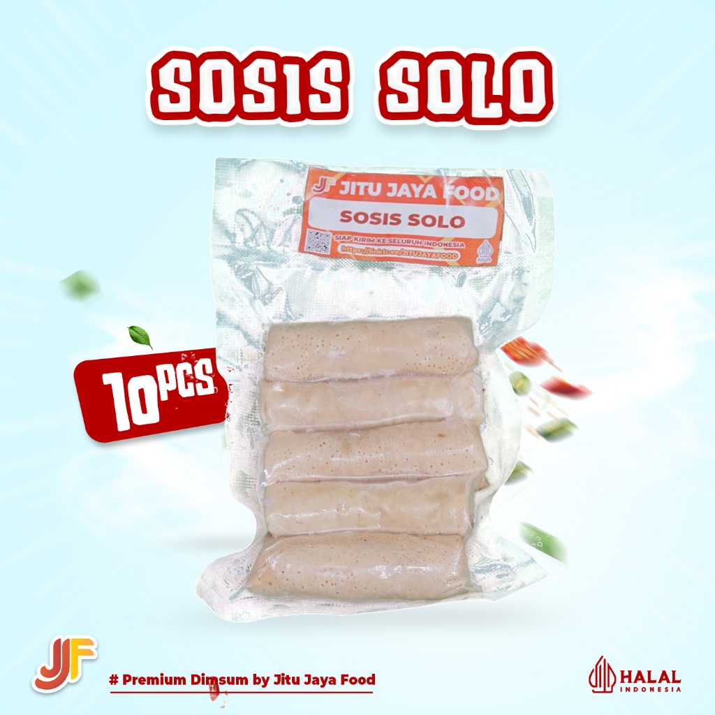 Frozen Sosis Solo 10 pcs, Jitu Jaya Food , Aneka Frozen Dimsum dan Jajanan Tradisional