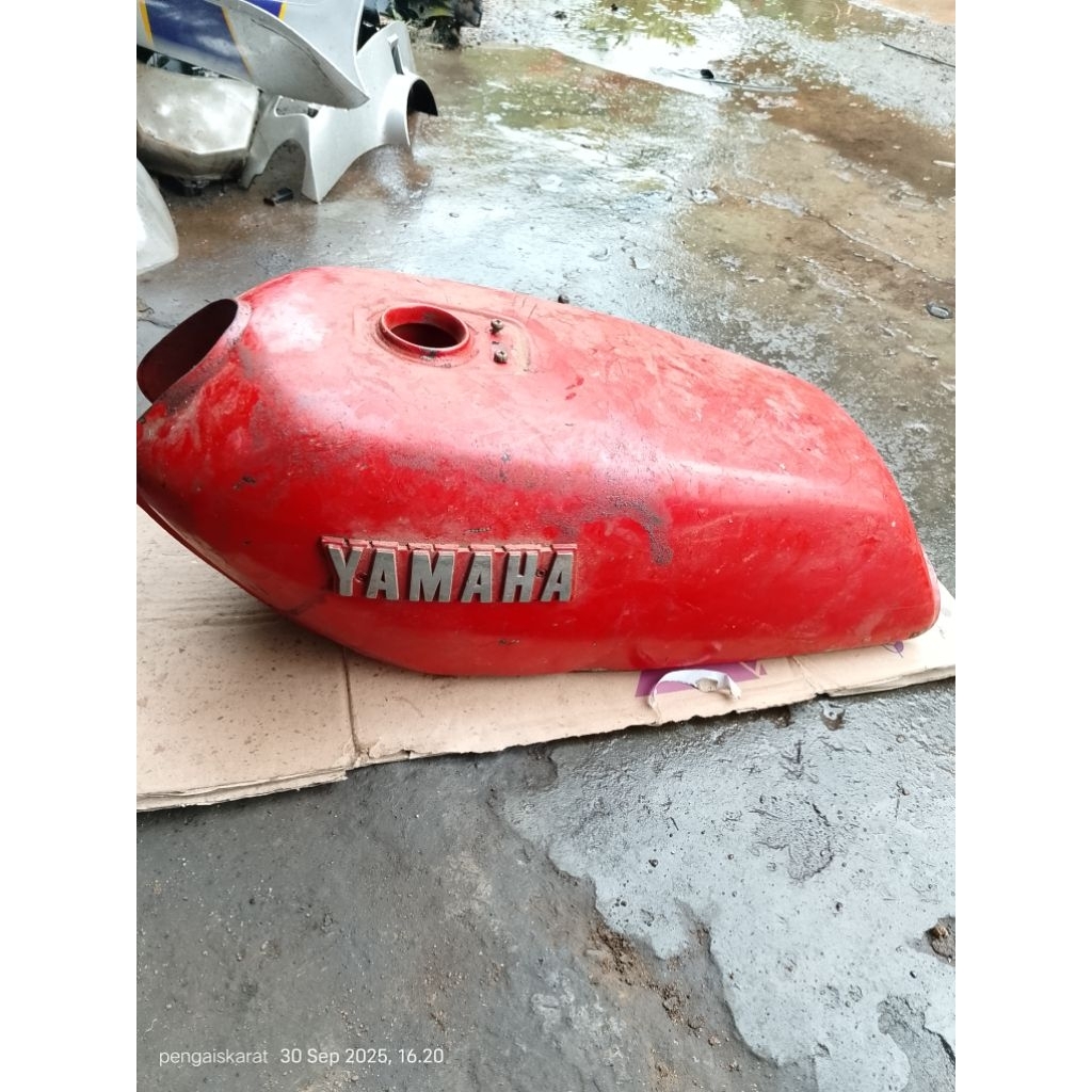 tangki yamaha rxs yt115 original bekas set emblem