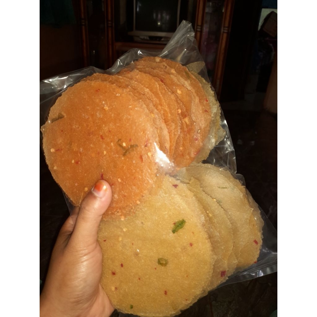 500gram opak/enye mix original & pedas | opak enye singkong mentah khas sukabumi