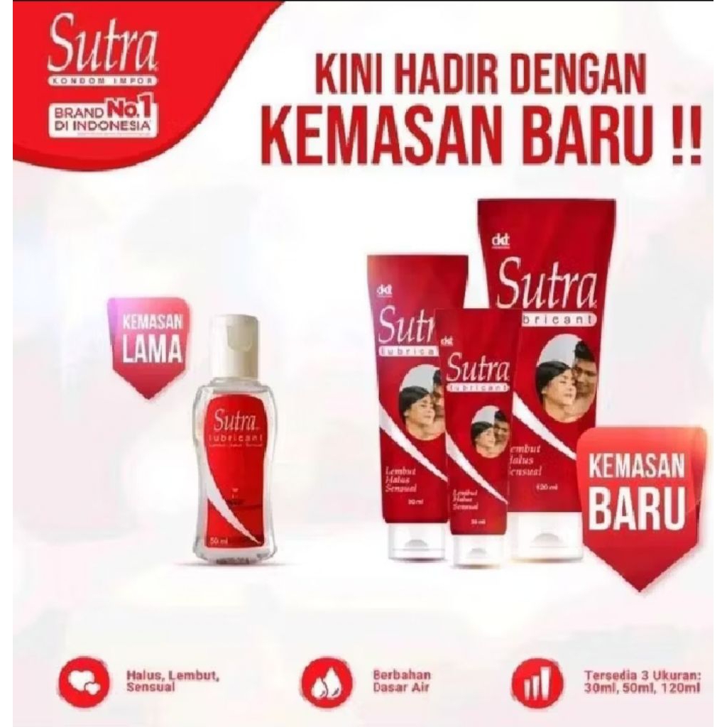 SUTRA LUBRICANT 50ML/SUTRA PELUMAS PELICIN