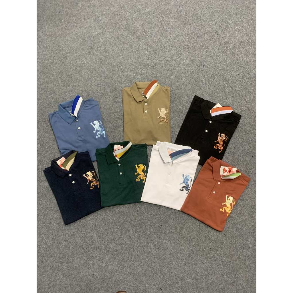 TRENDLabel KAOS KERAH GIORDANO POLO SHIRT BORDIR SINGA