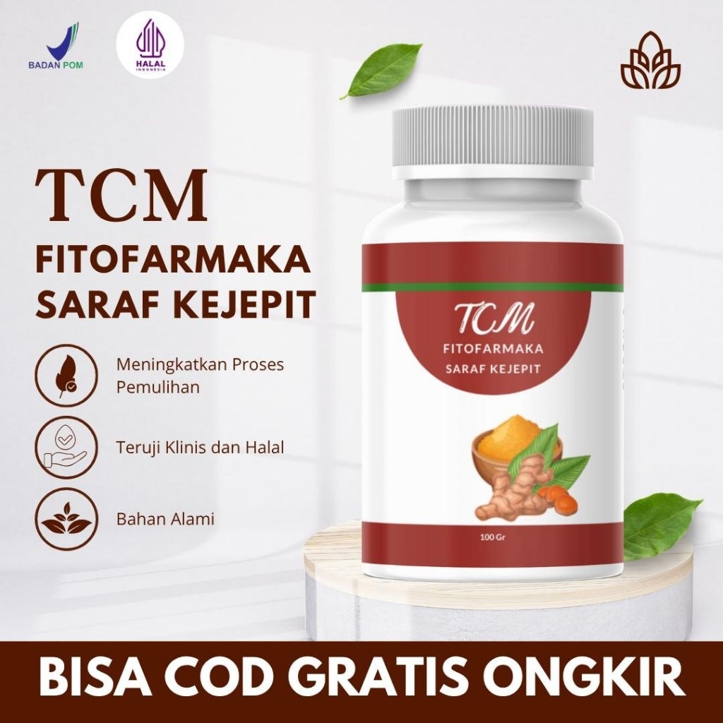 Obat Herbal Cina Saraf Kejepit TCM Fitofarmaka Nyeri Punggung Halal