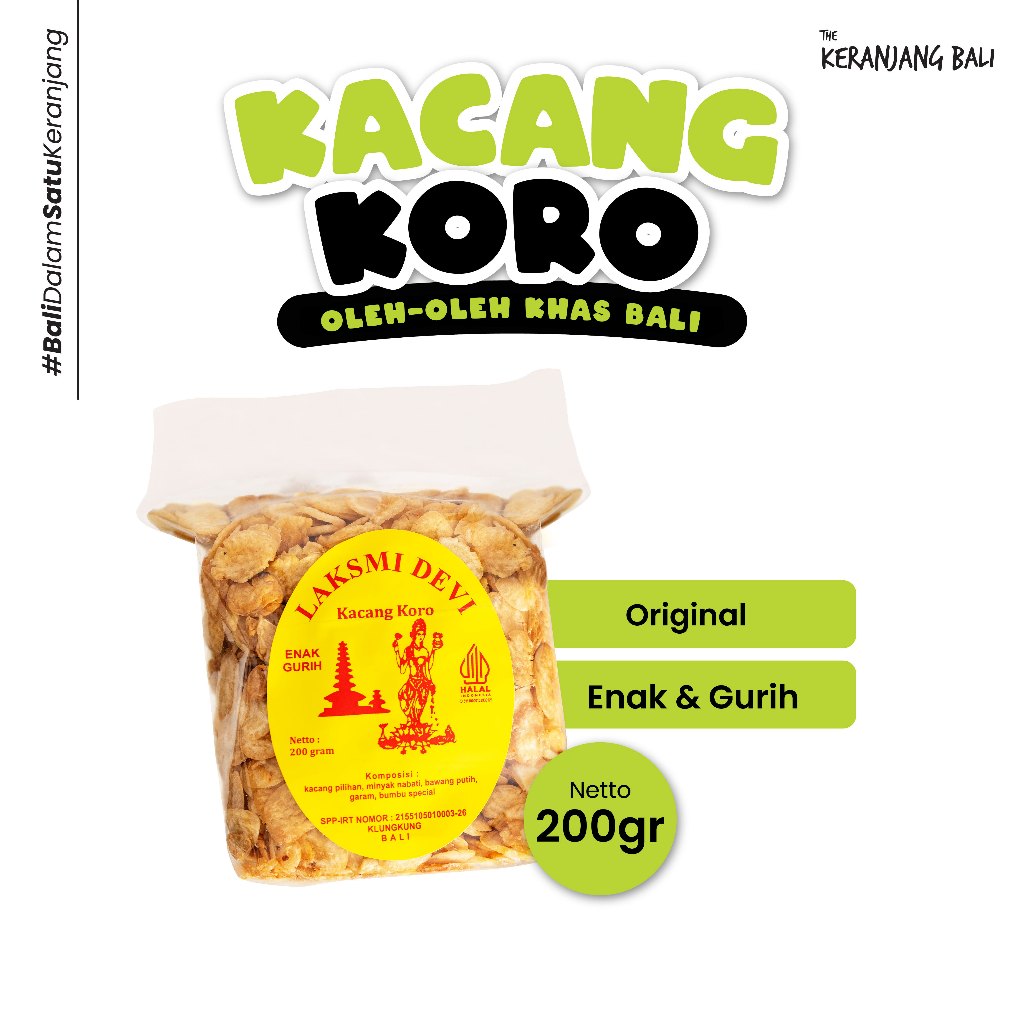 KACANG KORO ORIGINAL LAKSMI - OLEH-OLEH KHAS BALI