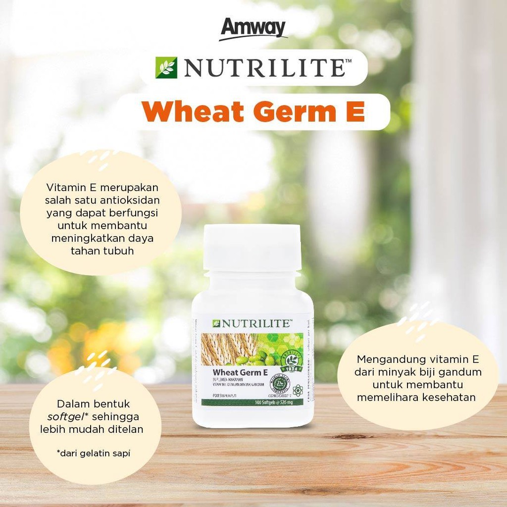 Nutrilite Wheat Germ E Amway Original Vitamin E