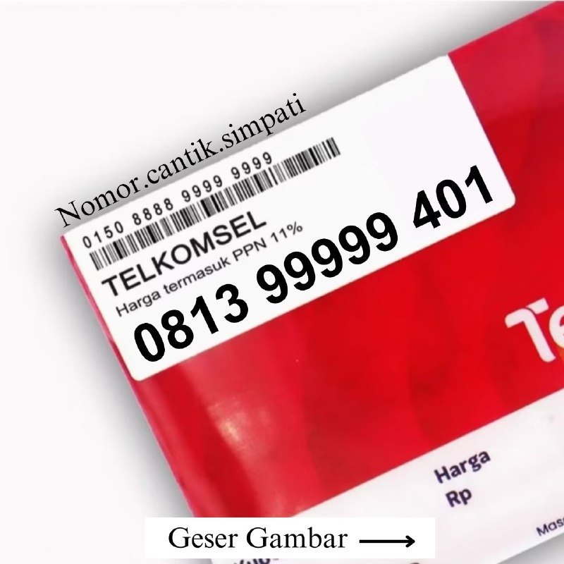 Nomor Cantik Telkomsel Simpati PANCA 99999 Nomor Cantik Simpati Telkomsel & Kartu As + Kardus Aman