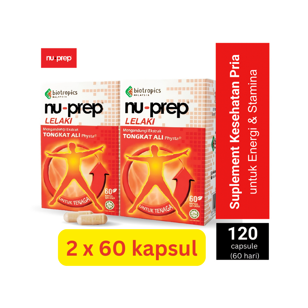 Nu-Prep - Ekstrak Akar Tongkat Ali - BUNDLING (60 Kapsul)