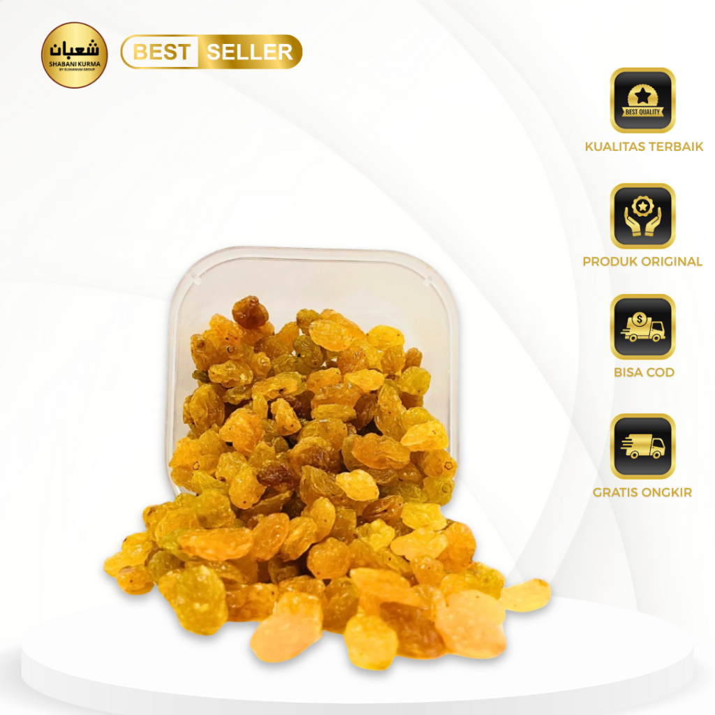 Promo Kismis Golden Raisin / Kismis Raisin / Kismis Jumbo / Golden Raisin /  Shabani kurma