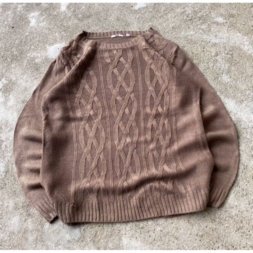 sweater rajut uniqlo