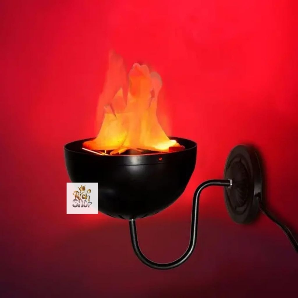 Lampu Dinding Api Obor Hiasan Dekorasi Cafe