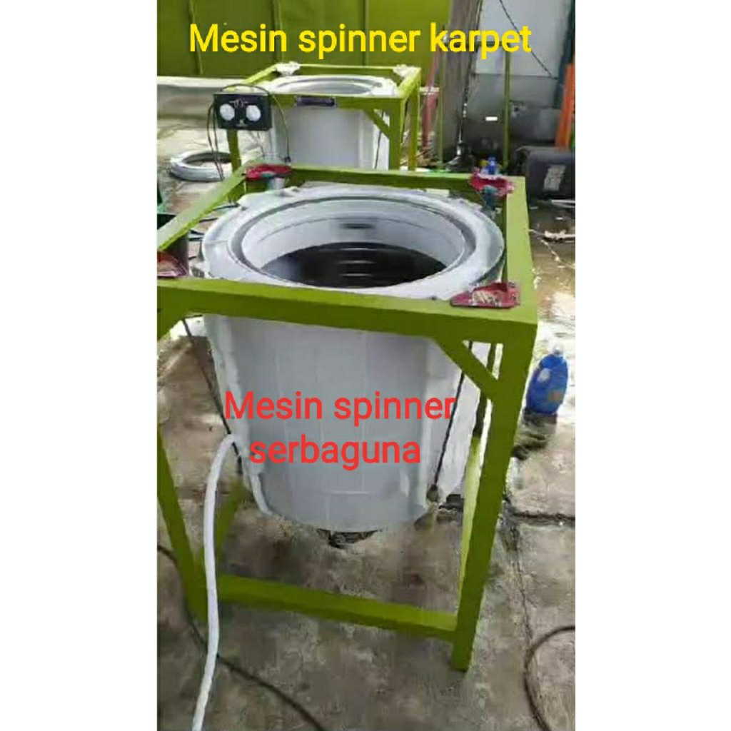 Mesin spinner karpet serbaguna