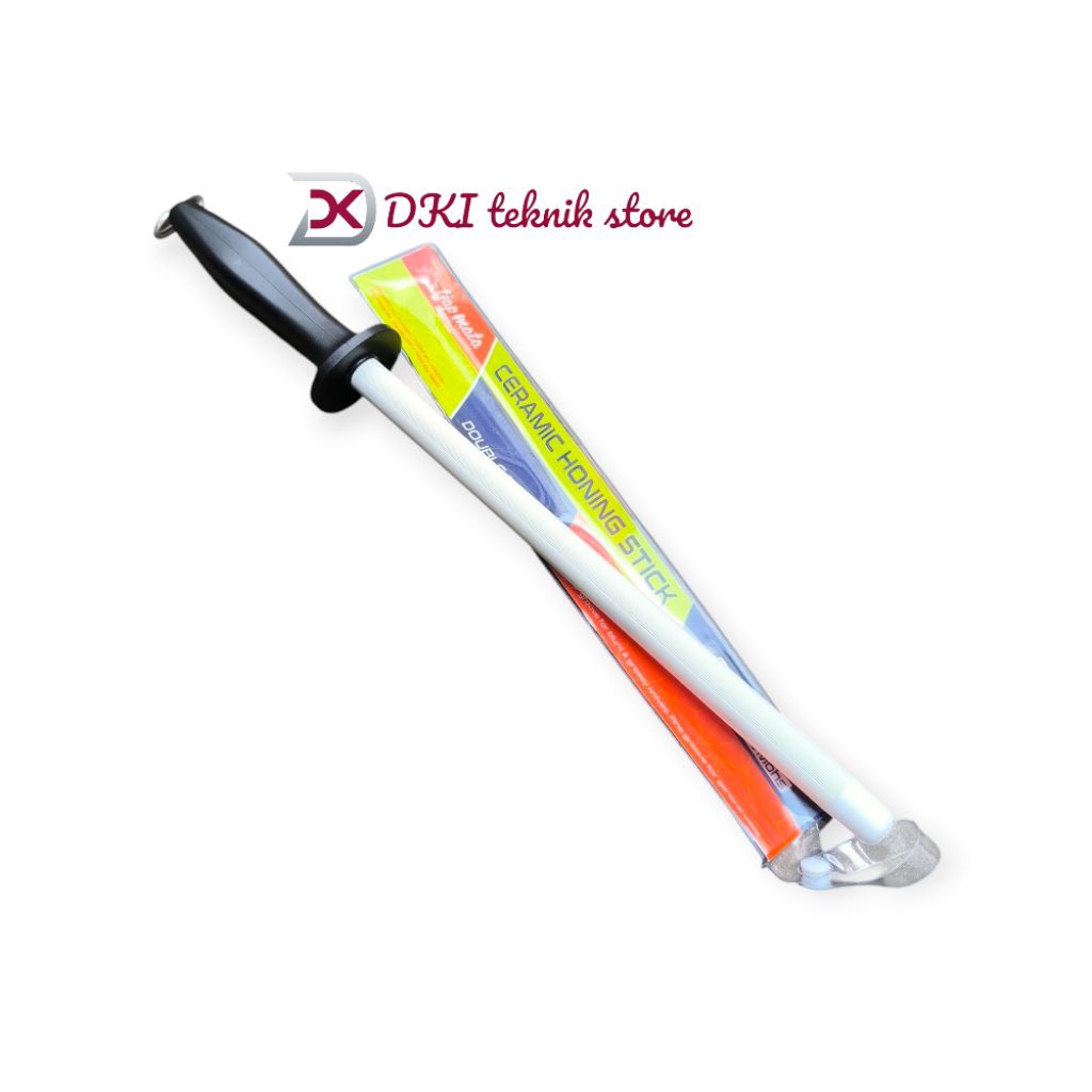 Tangkai Asah Pengasah Pisau Stik 270 x 16 Mm Grit 1000 Tjap Mata Ceramic Sharpening Rod Honing Stick