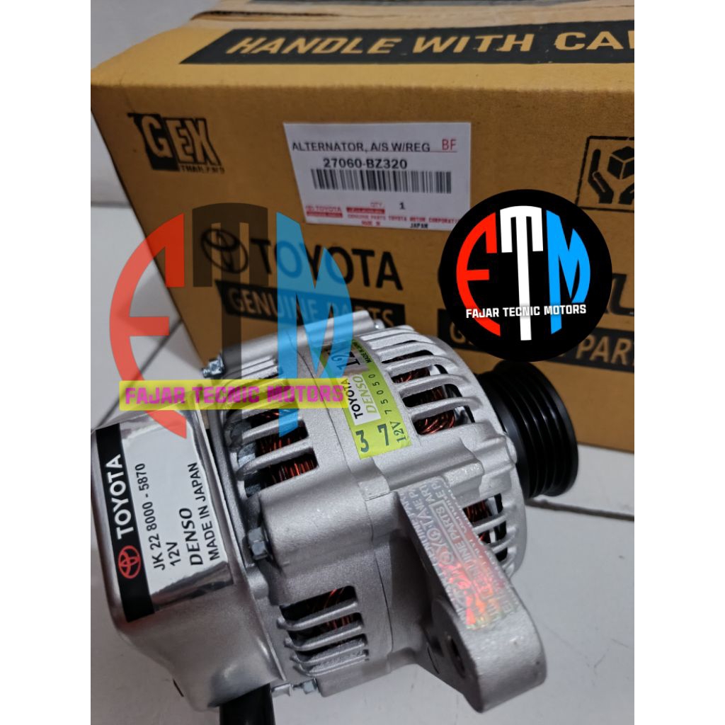 ALTERNATOR ASSY / DINAMO AMPERE / DINAMO CAS / DINAMO AMPER AVANZA XENIA 1.0CC 1000CC NON VVTI