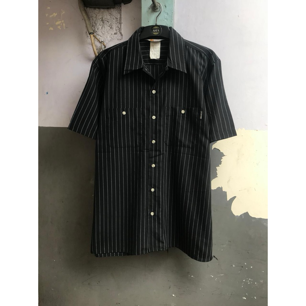 kemeja CARHARTT pria lengan pendek preloved