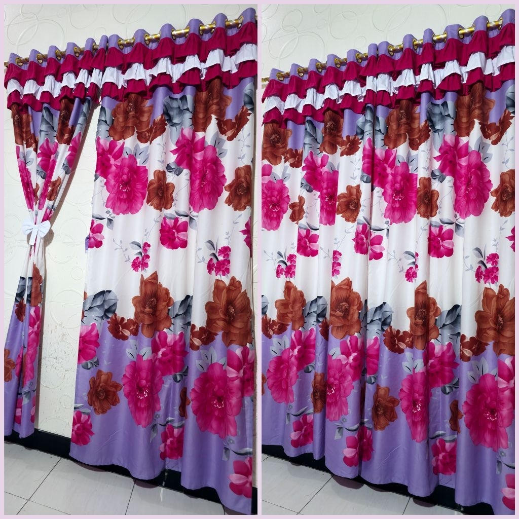 Gorden Rumbai Susun Pita/Ring//smokring L/P 130cmx220cm