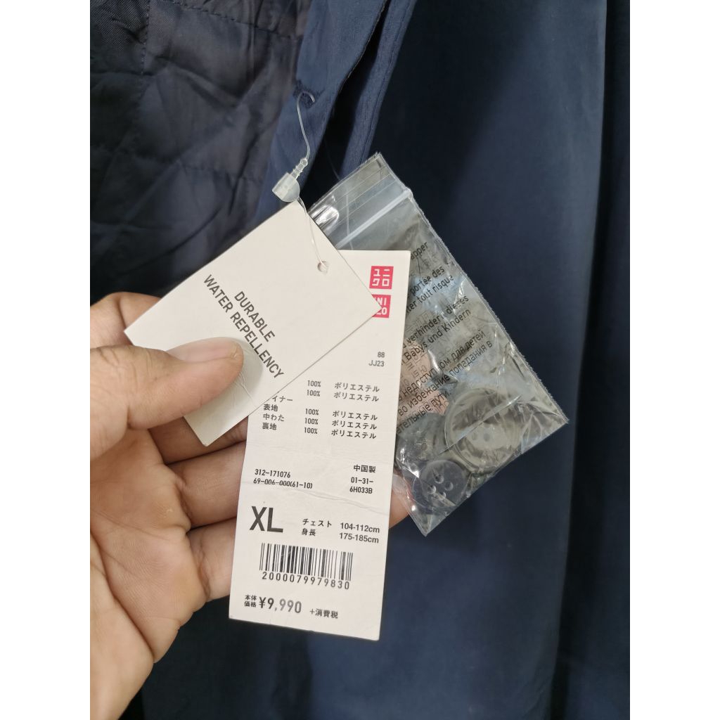 jaket jas outer uniqlo new bnwt size xl