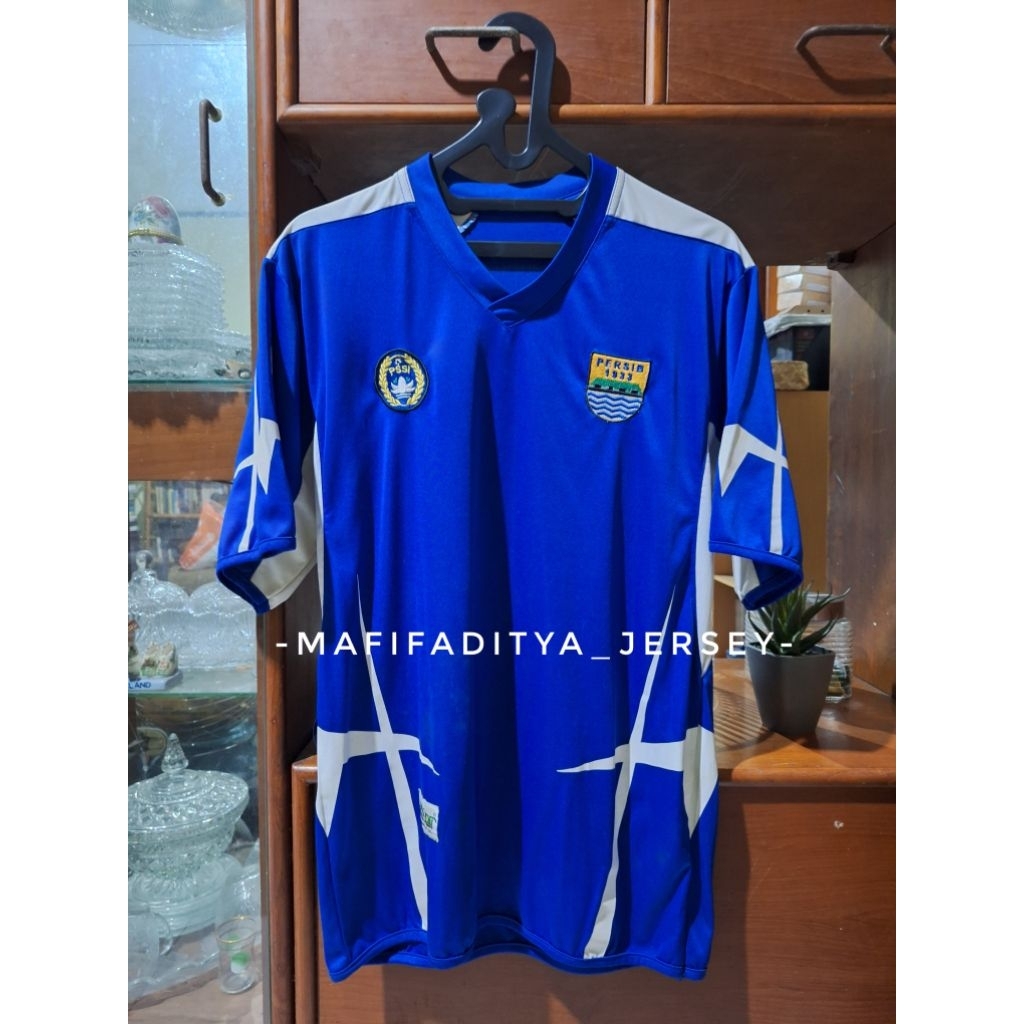 Jersey Persib Bandung Home 2006 Original Repro Size M Nameset YARIS.R 21