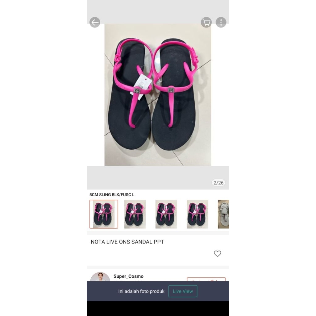 sandal popits,by cosmo