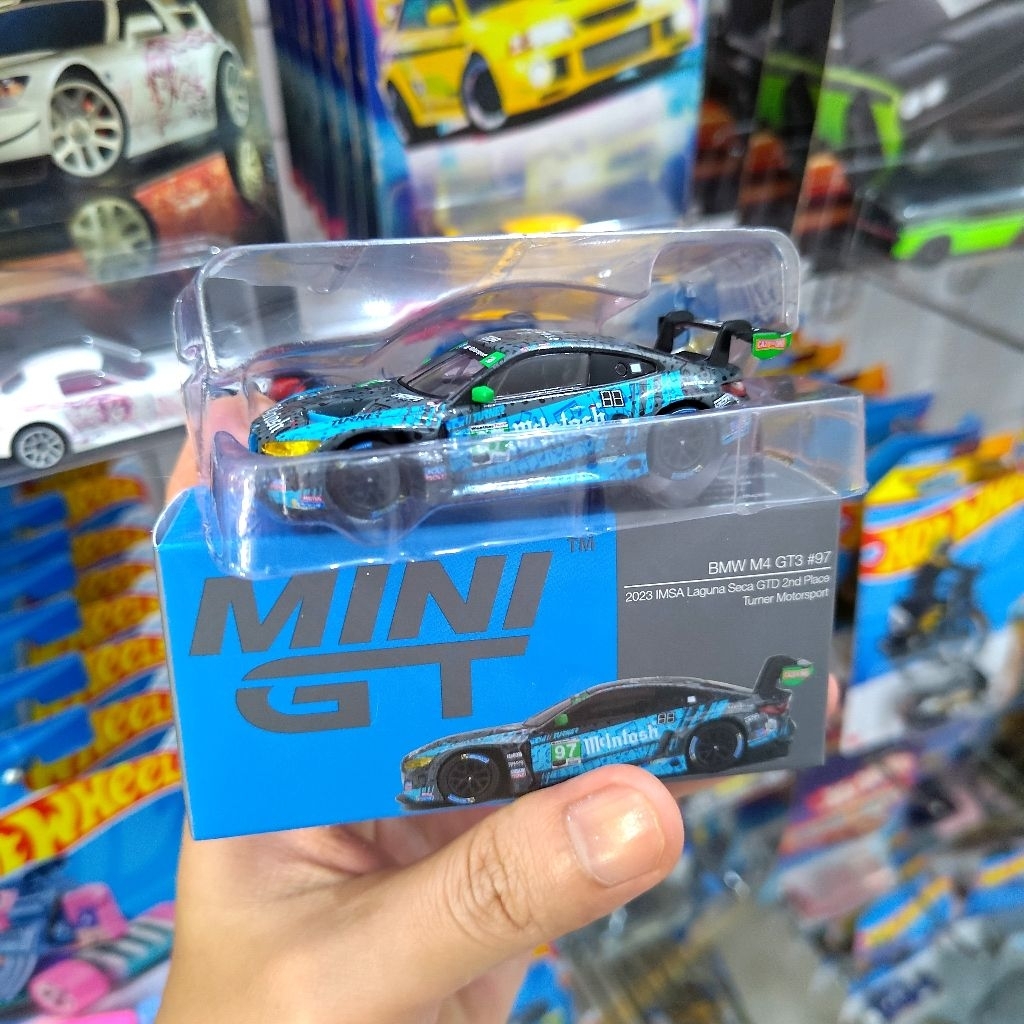 Mini GT BMW M4 GT3 #97 - 2023 IMSA Laguna Seca GTD 2nd Place Turner Motorsport