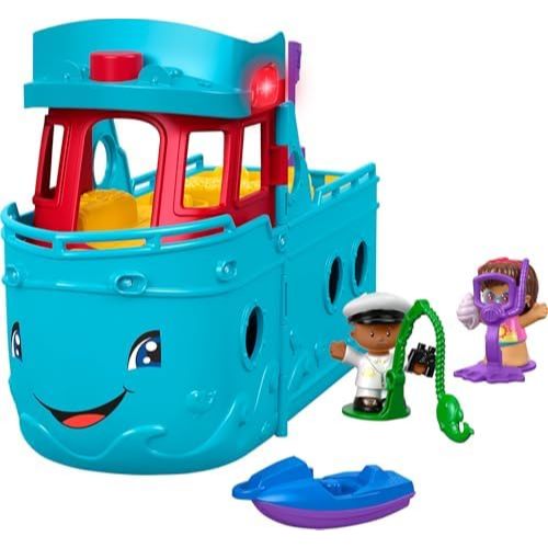 Fisher-Price Little People Toddler Toy Travel Together Friend Ship Musical Playset