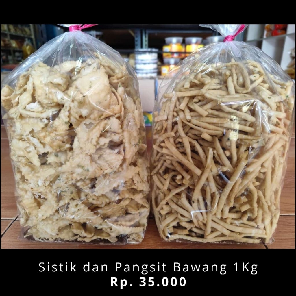 Sistik Bawang dan Pangsit Bawang 1KG