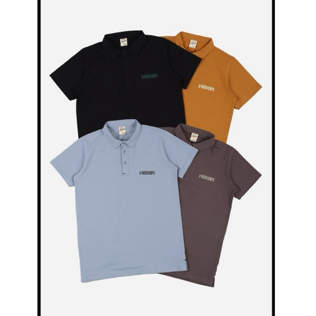 kaos kerah polo anak nitrogen premium unisex