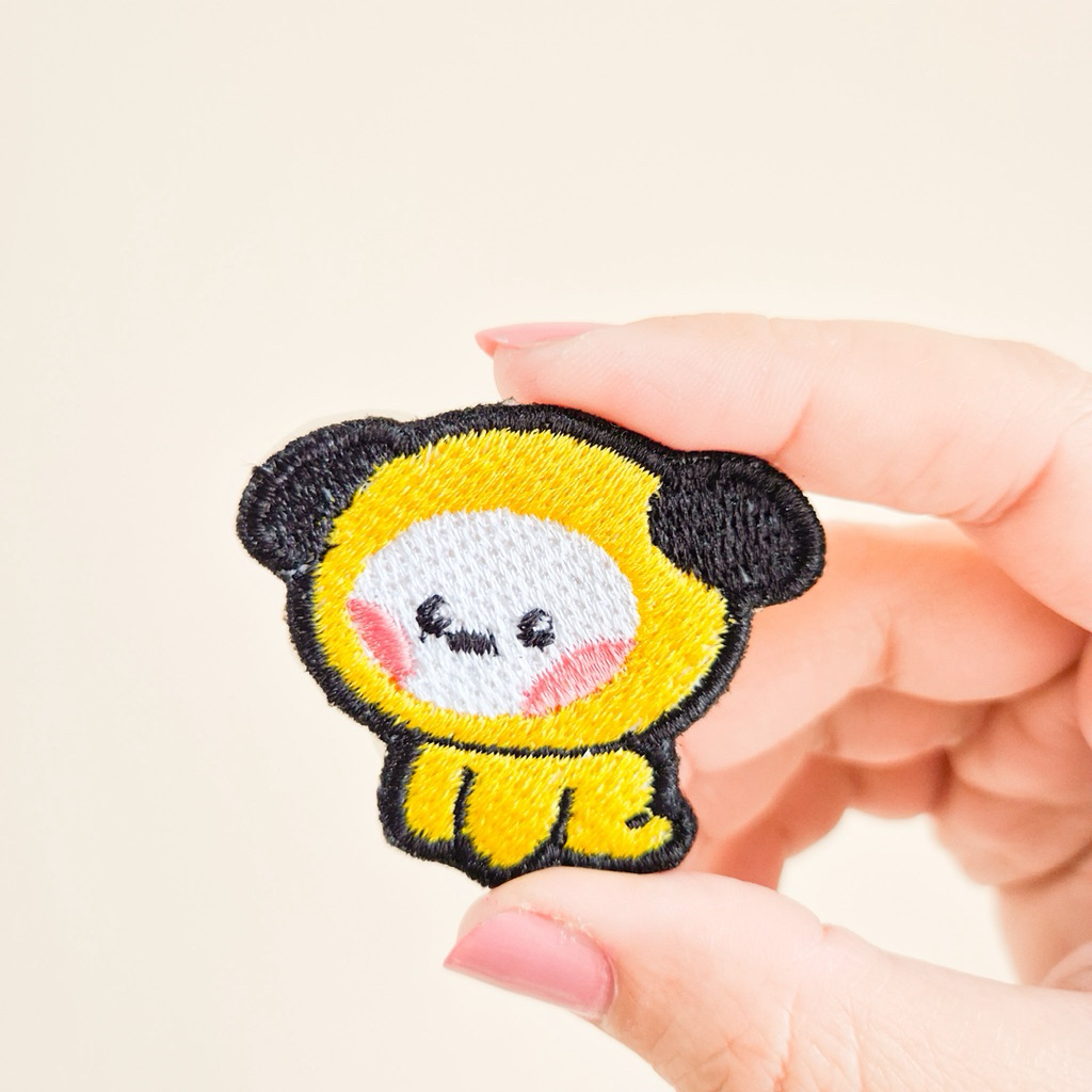 PATCH BORDIR BTS / CHIMMY BTS BADGE BORDIR / IRON PATCH KPOP