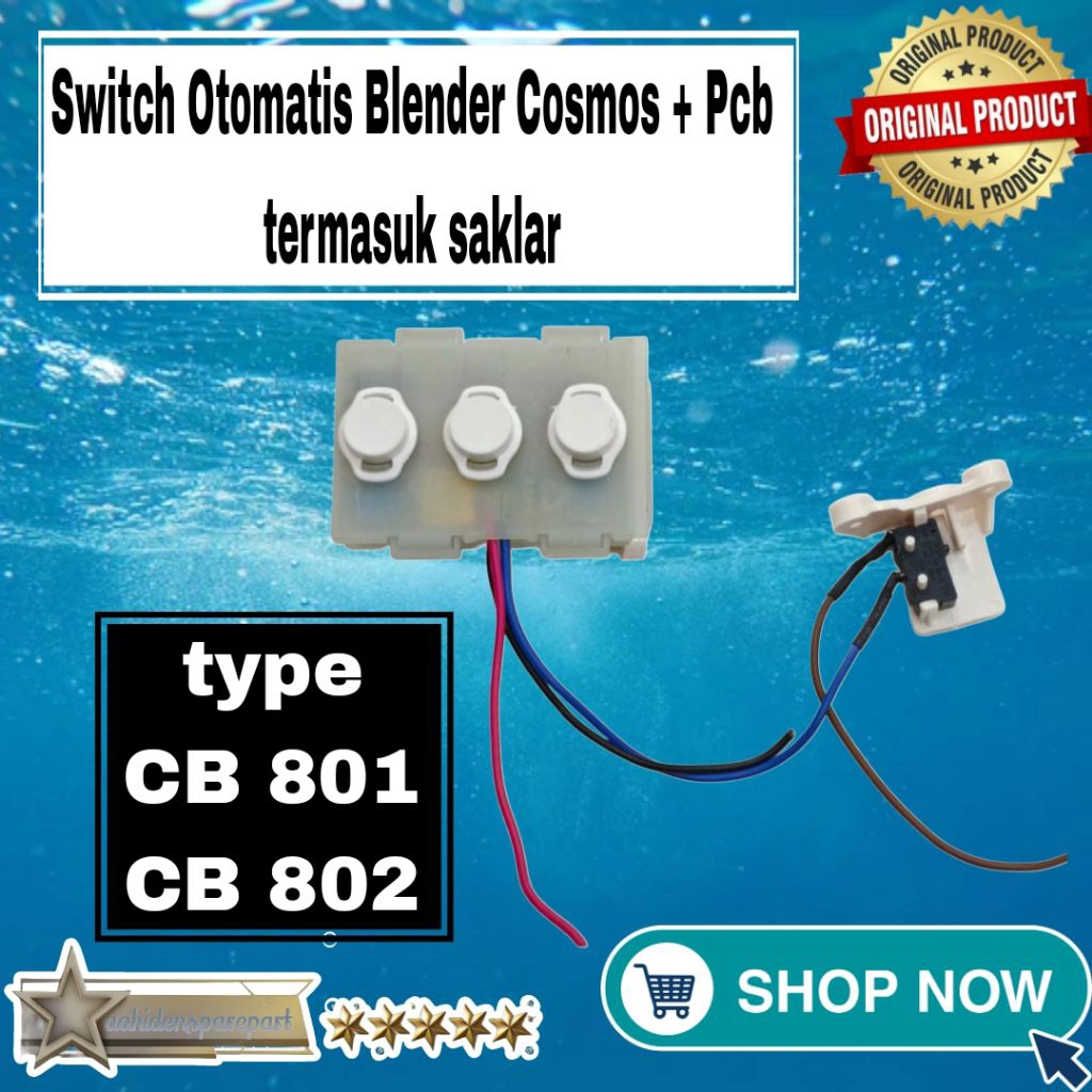 Switch otomatis blender cosmos + pcb type cb 801 & cb 802