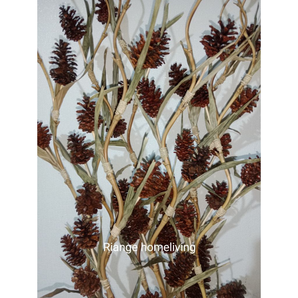 Grosir dekorasi Bunga Pinus Kering