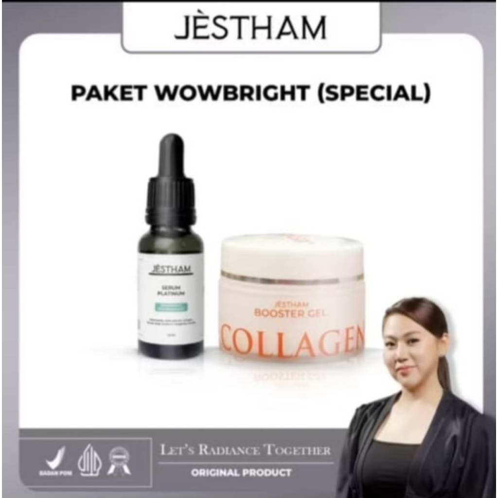 Jestham Paket Skincare Glowing Alami