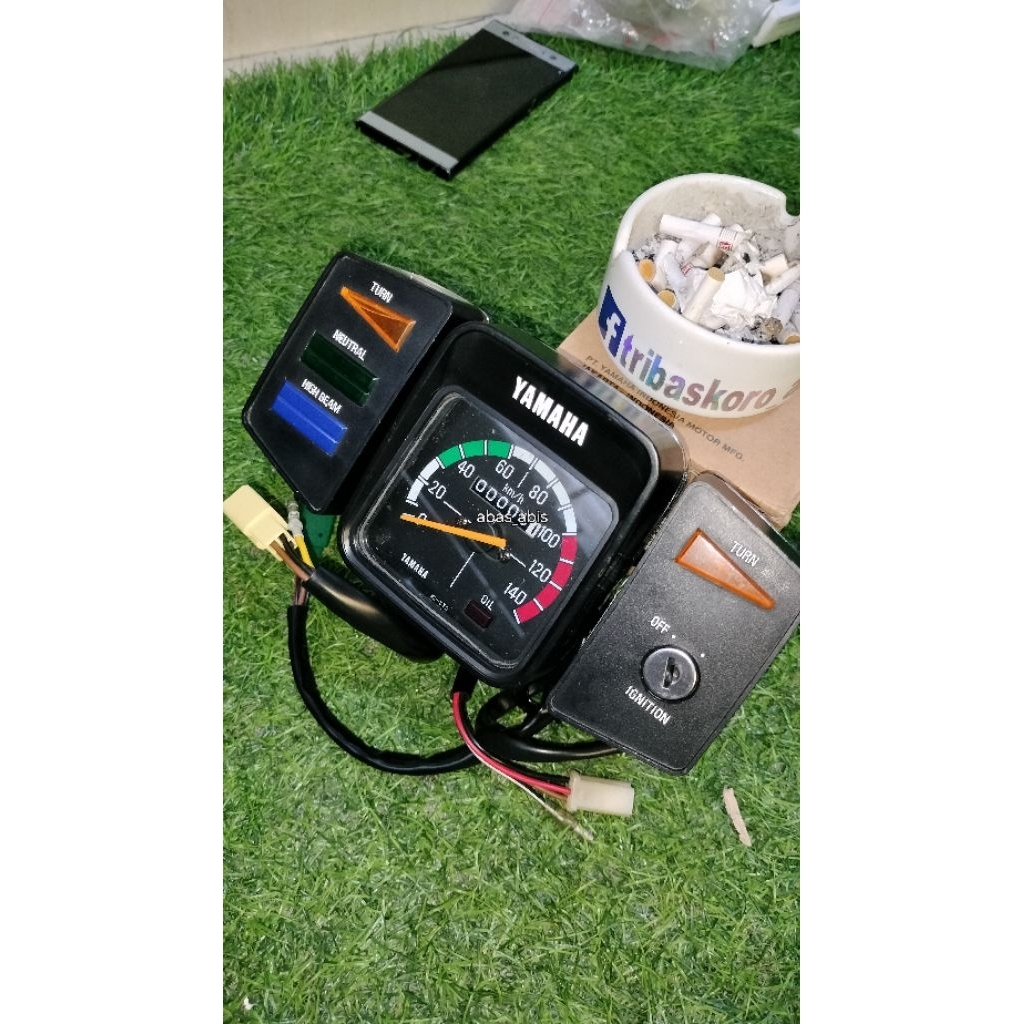 speedometer yamaha yt115 original lengkap