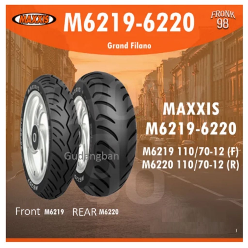 BAN MAXXIS BELAKANG FILANO//BAN FAZZIO//BAN MAXXIS 110/70-12