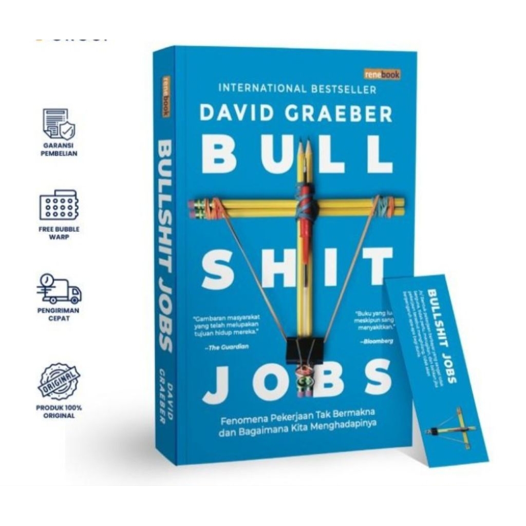 BUKU BULLSHIT JOBS DAVID GRAEBER ORIGINAL