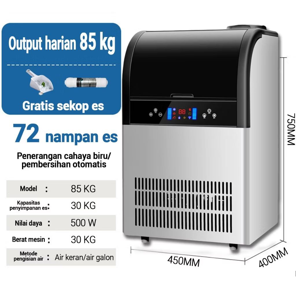 mesin es kristal 85kg