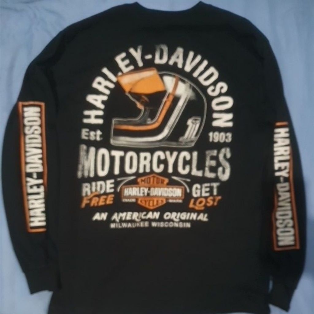 Kaos Harley Davidson Lengan Panjang