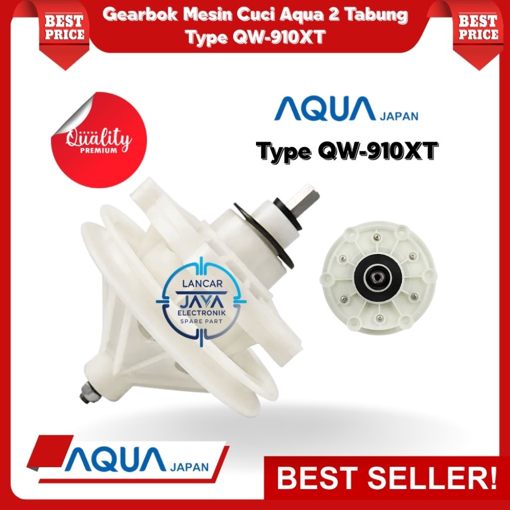 QW- 910XT - Gearbox Mesin Cuci Aqua Japan 2 Tabung Smart Beauty Hijab Series Top Quality