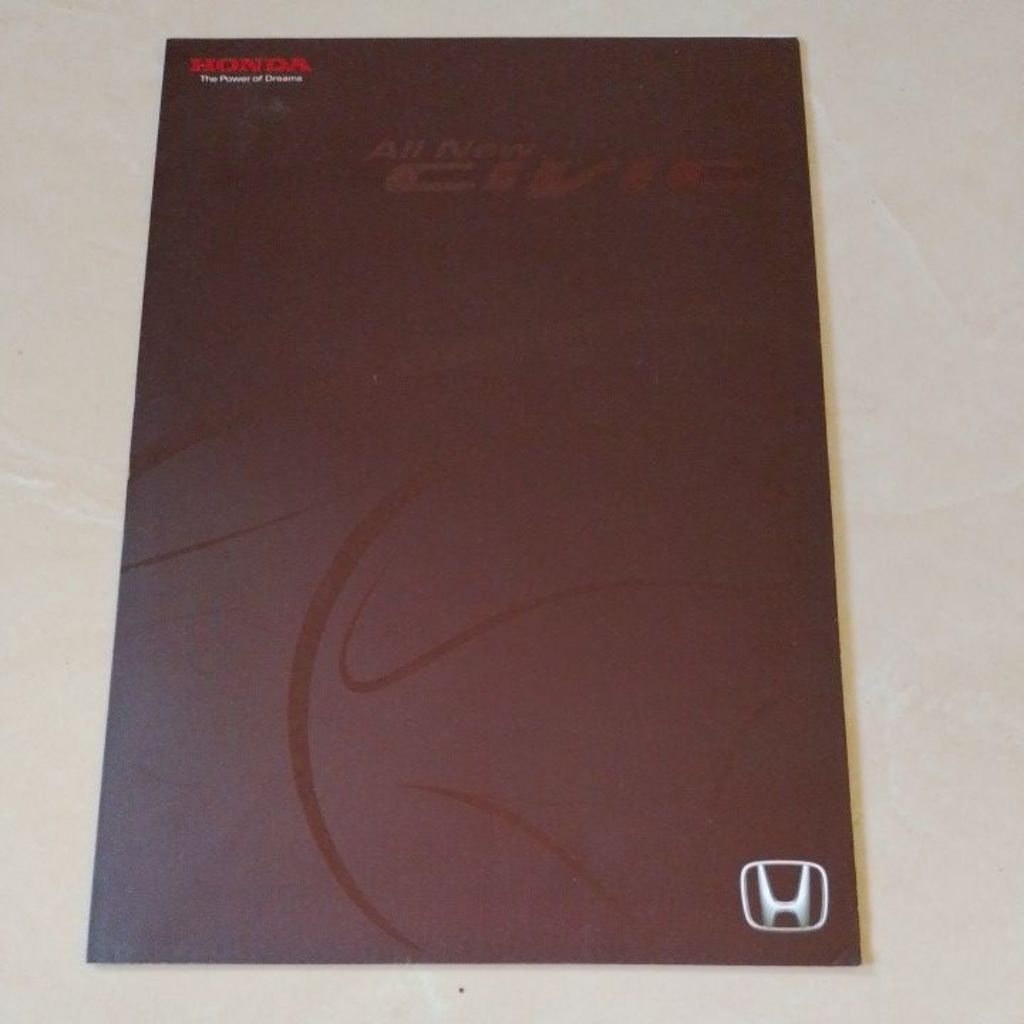 Brosur mobil Honda Civic tahun 2012-2013 non facelift